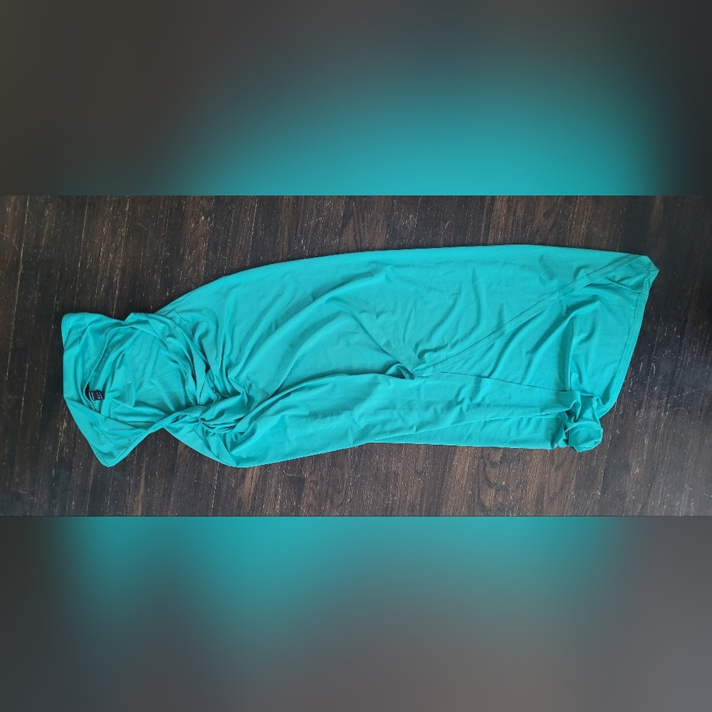 SHEIN Turquoise Flowing Dress